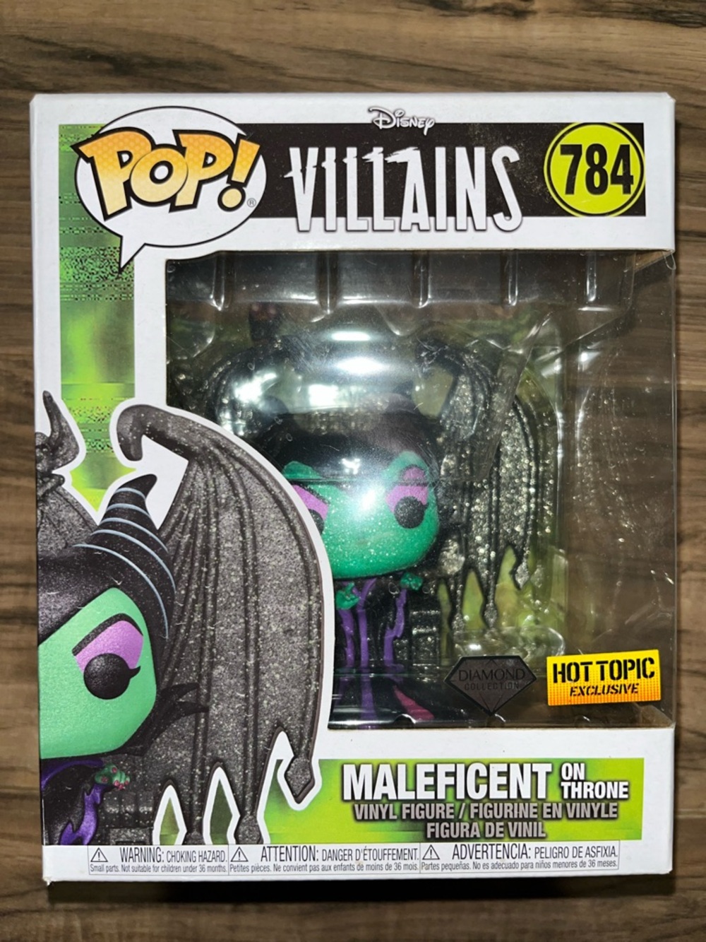 Funko Pop Disney villains Maleficent on Throne